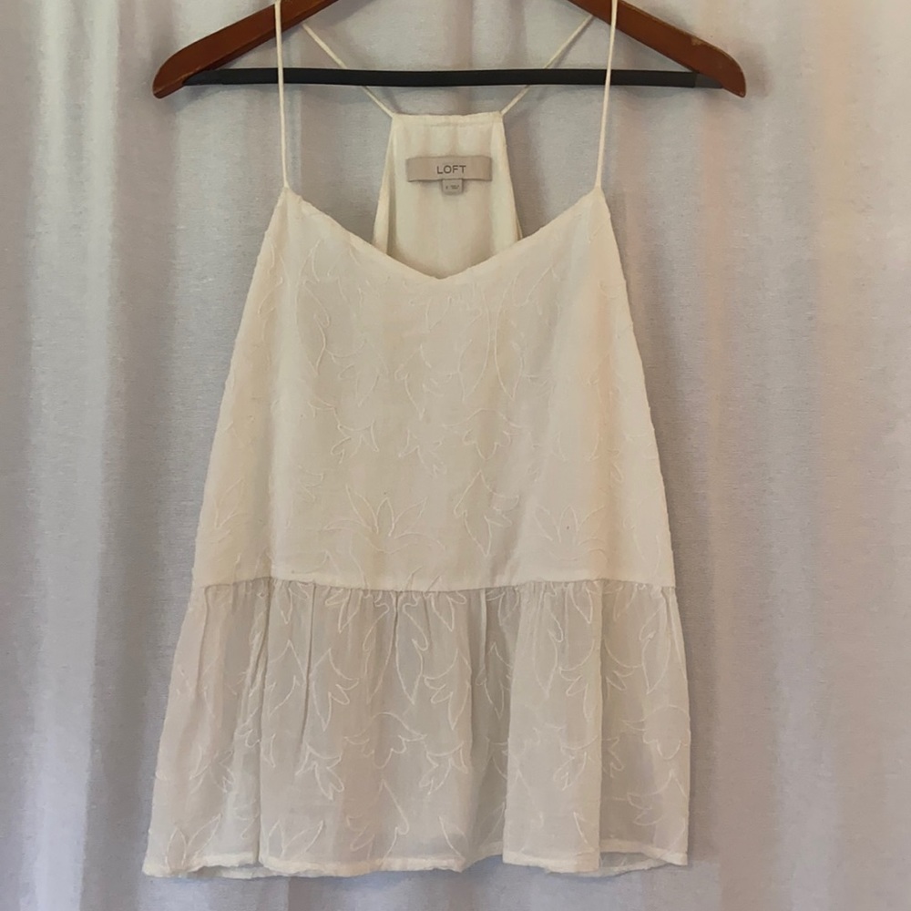 Loft tank top with small detailing